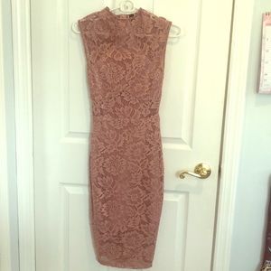 Pink lace dress by Windsor! Free tank top included